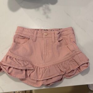 Charming Pink Ruffled Skirt for Kids